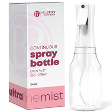Load image into Gallery viewer, Spray Bottle For Hair – Continuous Mister Spray Bottle for Hairstyling, Cleaning, Plants, Pets, Barbers, Salons, Essential Oil Scents